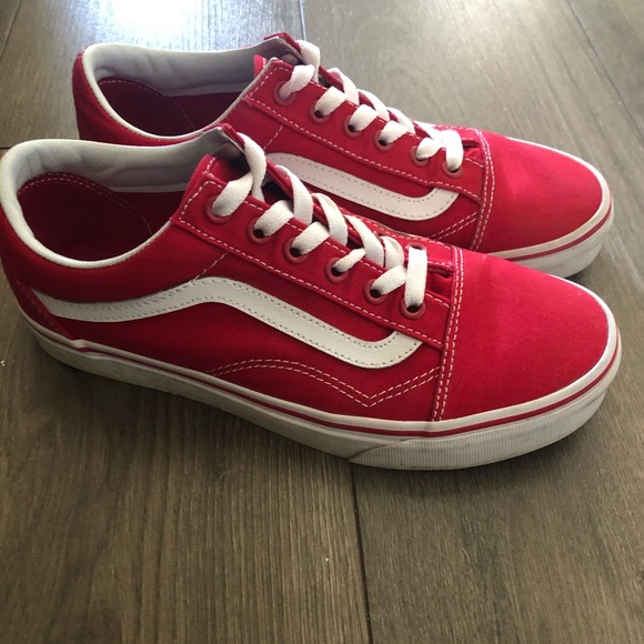 Vans Shoes - red vans